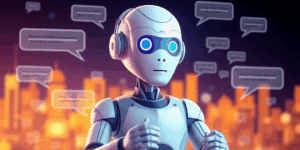 Bot de atención al cliente para empresas en acción con usuarios.