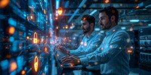 Domina la Gestión Automática de Formularios: Optimiza tus Procesos Hoy 1 personas verificando la seguridad y el cumplimiento de datos