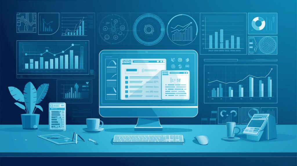 Automatización de formularios y gestión inteligente de datos 13 Monitor con formulario de entrada