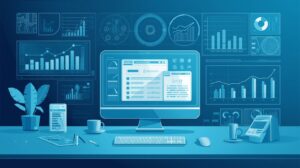 Monitor con formulario de entrada