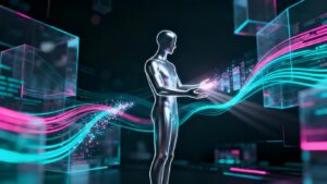 IA analizando documentos y extrayendo datos.